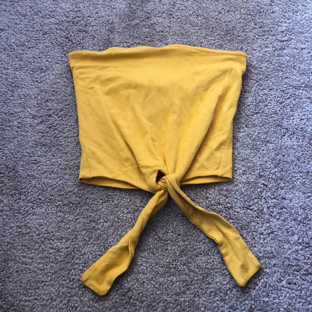 Yellow Tube Top